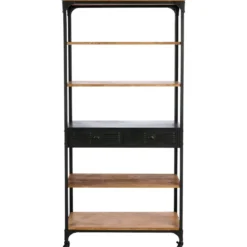 BIBLIOTHEQUE 4 ETAGERES 2 TIROIRS CIERNA