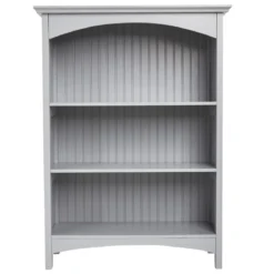 BIBLIOTHEQUE 3 ETAGES GRIS IVO
