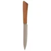 BLOC 5 COUTEAUX LAMES INOX ET MANCHE ACACIA
