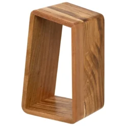 BLOC 5 COUTEAUX LAMES INOX ET MANCHE ACACIA