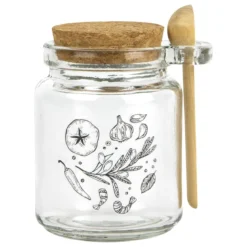BOCAL AVEC CUILLERE 25CL