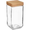 BOCAL VERRE CARRE ET PIN 2L