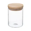 BOCAL VERRE ET BOIS HERMETIQUE 0.6L