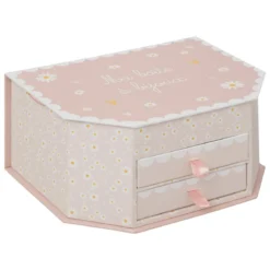 BOITE A BIJOUX 2 TIROIR LANA L.21CM