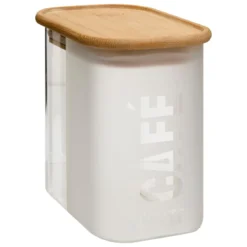 BOITE A CAFE VERRE BAMBOU GLASSY 875ML