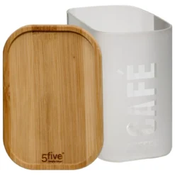 BOITE A CAFE VERRE BAMBOU GLASSY 875ML