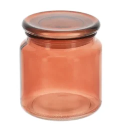 BOITE A COTON VERRE TERRE DE SIENNE 500ML