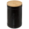 BOITE A FARINE NATUREO CERAMIQUE COUVERCLE BAMBOU NOIR