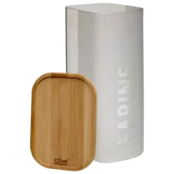 BOITE A FARINE VERRE BAMBOU GLASSY 1.6L