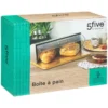 BOITE A PAIN INOX BASE BAMBOU