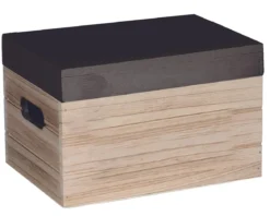 BOITE BOIS TAILLE M 20X15X13CM