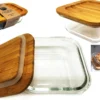 BOITE CARREE VERRE BAMBOU 310ML