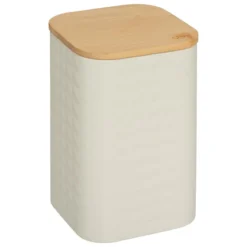 BOITE CARRE METAL BAMBOU SENSIA TAILLE L