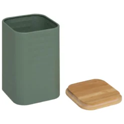 BOITE CARRE METAL BAMBOU SENSIA TAILLE L