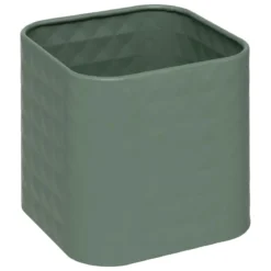 BOITE CARRE METAL BAMBOU SENSIA TAILLE S