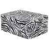 BOITE CARTON POLYBOX ZEBRA D.30.5X24X12.8CM