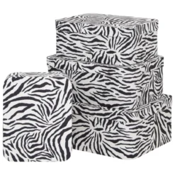 BOITE CARTON POLYBOX ZEBRA D.30.5X24X12.8CM