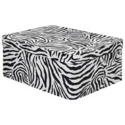 BOITE CARTON POLYBOX ZEBRA D.30.5X24X12.8CM