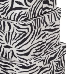 BOITE CARTON POLYBOX ZEBRA D.30.5X24X12.8CM