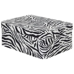 BOITE CARTON POLYBOX ZEBRA D.35X26X14.5CM