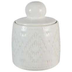 BOITE CERAMIQUE MALA BEIGE D.15CM