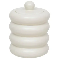 BOITE CERAMIQUE MIKE BLANC D.11CM