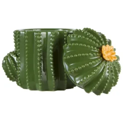 BOITE CERAMIQUE YUCATAN VERT L.15.5CM