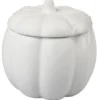 BOITE CITROUILLE CERAMIQUE 10.20X10.20X10CM