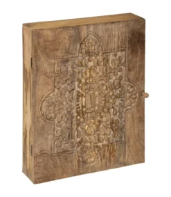 BOITE CLE BOIS FOLK 30X38CM