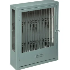 BOITE CLE METAL VERRE HOUSE 28X38CM