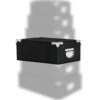 BOITE COINS METAL CROCO NOIR 44X31X15CM