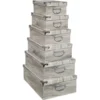 BOITE COINS METAL IMPRIME SAUVAGE D.32X21.5X11.8CM