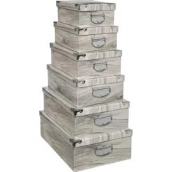 BOITE COINS METAL IMPRIME SAUVAGE D.36X24.5X12.5CM