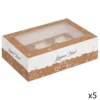 BOITE 6 CUPCAKES NOEL X5 PIECES