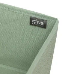 BOITE DE RANGEMENT GRIS SAUGE CHINE 31X15CM