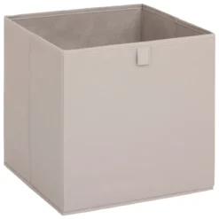 BOITE DE RANGEMENT IMPRIME BOHEMA BEIGE 31X31CM