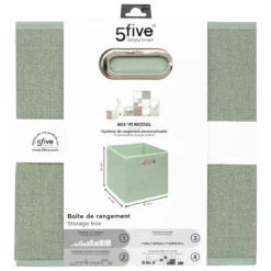 BOITE DE RANGEMENT SAUGE CHINE 31X31CM
