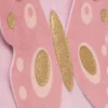 BOITE DE RANGEMENT VELOURS PAPILLON 29X29CM