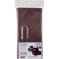 BOITE DE RANGEMENT 31X15CM AUBERGINE