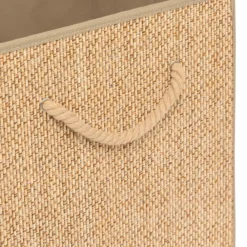 BOITE DE RANGEMENT 31X31CM BEIGE STEMY