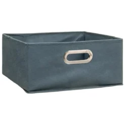BOITE DE RANGEMENT 31X15CM BLEU ORAGE