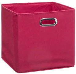 BOITE DE RANGEMENT 31X31CM FRAMBOISE
