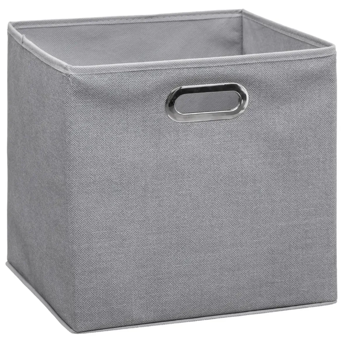 BOITE DE RANGEMENT 31X31CM GRIS CLAIR CHINE