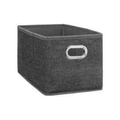 BOITE DE RANGEMENT 15X31CM GRIS FONCE CHINE