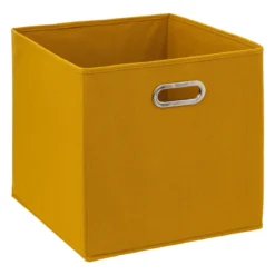 BOITE DE RANGEMENT 31X31CM MOUTARDE