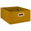 BOITE DE RANGEMENT 31X15CM MOUTARDE