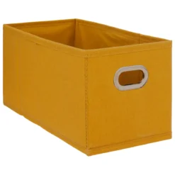 BOITE DE RANGEMENT 15X31CM MOUTARDE