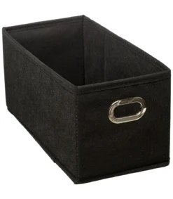 BOITE DE RANGEMENT 15X31CM NOIR