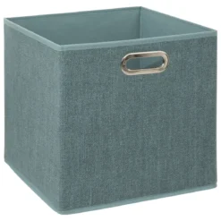 BOITE DE RANGEMENT 31X31CM PETROLE CHINE