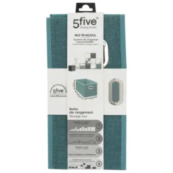 BOITE DE RANGEMENT 15X31CM PETROLE CHINE
